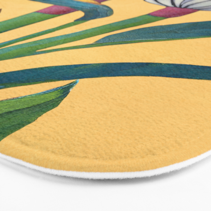Bird of Paradise in Tropical Bloom Bath Mat Gallery Image 3