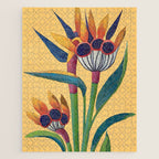 Bird of Paradise in Tropical Bloom Jigsaw Puzzle Gallery Image 1
