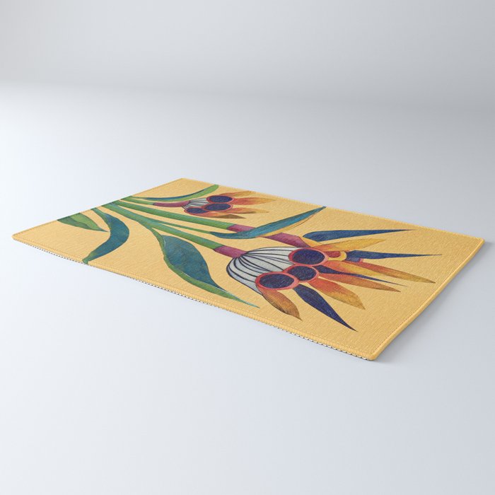 Bird of Paradise in Tropical Bloom Rug Gallery Image 3