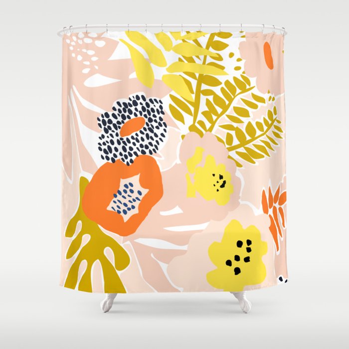 More design for a happy life 2 Shower Curtain Gallery Image 1