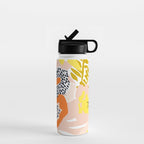 More design for a happy life 2 Water Bottle Gallery Image 1