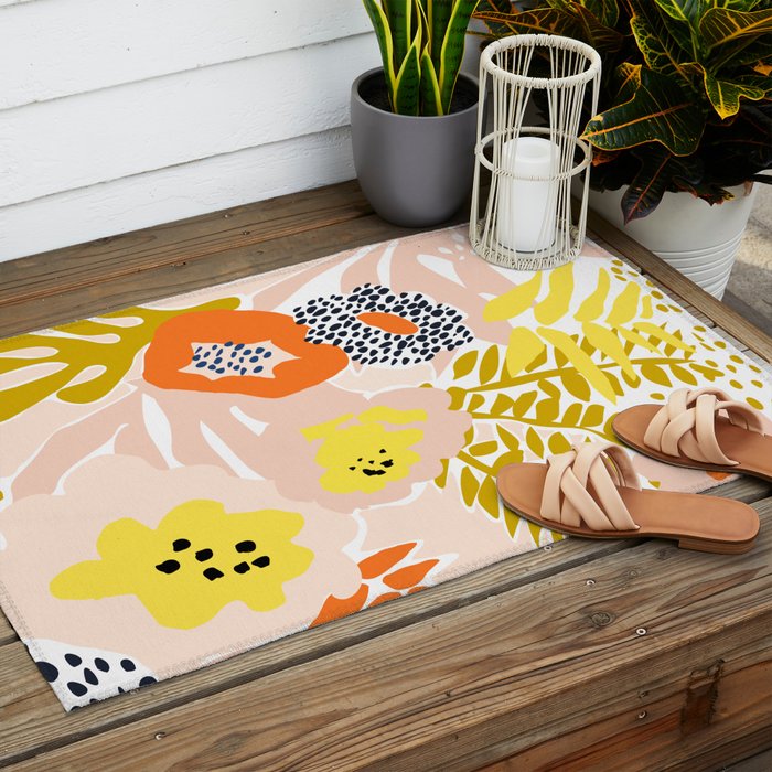 More design for a happy life 2 Outdoor Rug Gallery Image 2