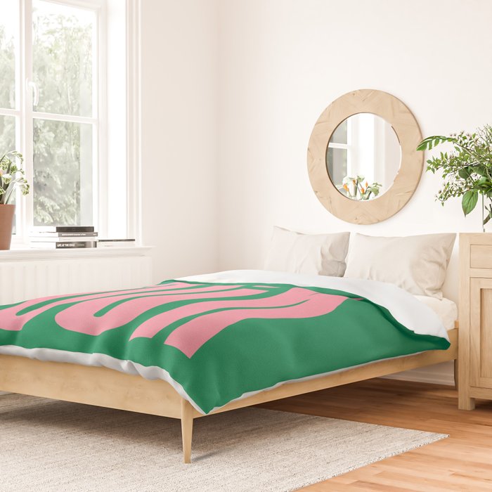 Favorite Word: Tropical Wavy Edition Duvet Cover Gallery Image 2