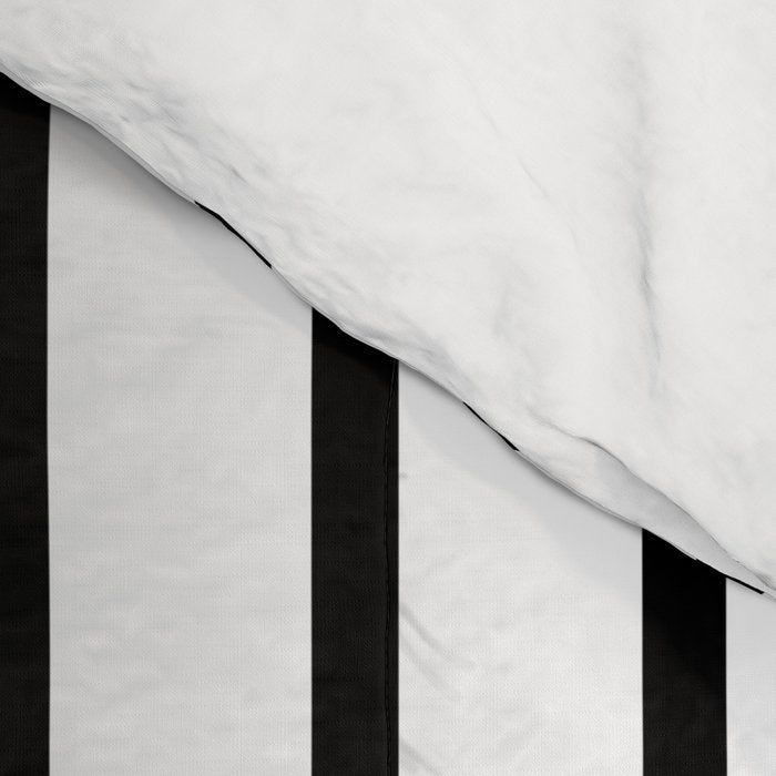 Vertical Black Stripes Pattern Comforter Gallery Image 4