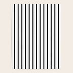 Vertical Black Stripes Pattern Poster Gallery Image 4