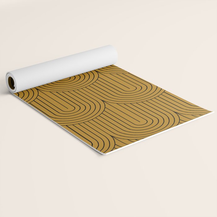 Art Deco Arch Pattern XIII Yoga Mat Gallery Image 2