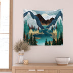 River Vista Wall Tapestry Gallery Image 2