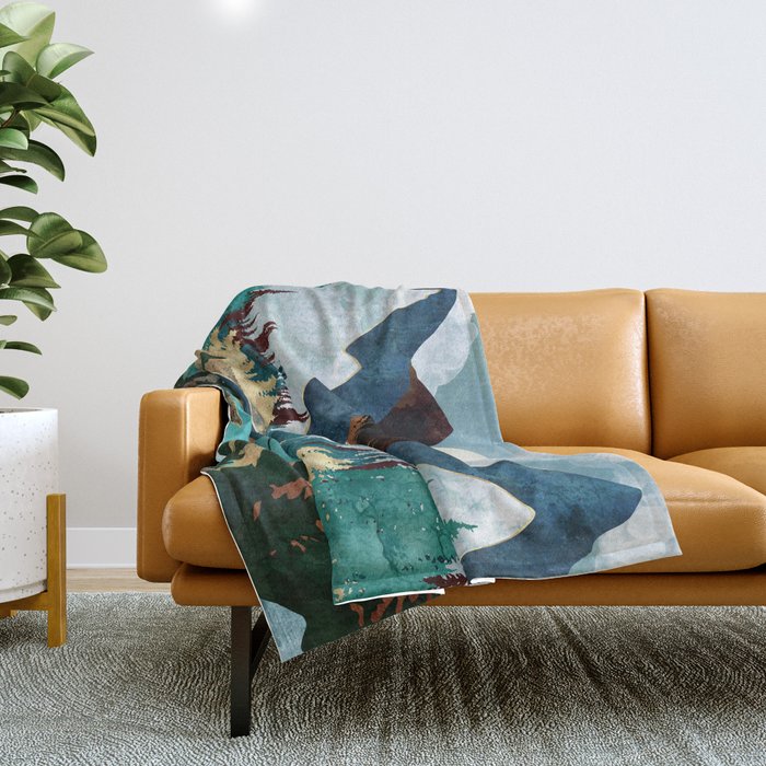 River Vista Throw Blanket Gallery Image 1