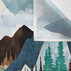 River Vista Wall Tapestry Gallery Image 3