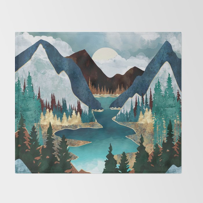 River Vista Throw Blanket Gallery Image 2