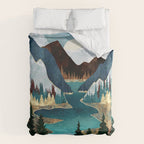 River Vista Duvet Cover Gallery Image 6