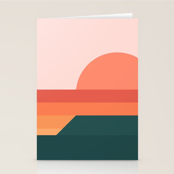 Sunseeker 08 Landscape Stationery Card Gallery Image 1