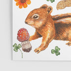 Chipmunks friends - green Poster Gallery Image 3