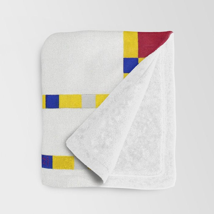 Piet Mondrian Broadway Boogie Woogie Throw Blanket Gallery Image 3
