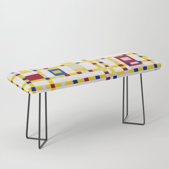 Piet Mondrian Broadway Boogie Woogie Bench Gallery Image 1