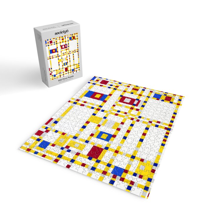 Piet Mondrian Broadway Boogie Woogie Jigsaw Puzzle Gallery Image 2