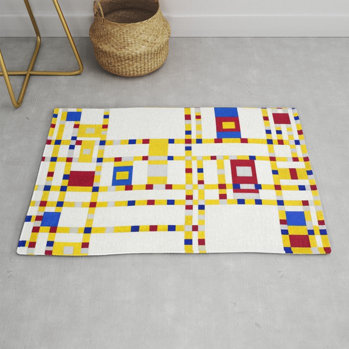 Piet Mondrian Broadway Boogie Woogie Rug Gallery Image 1