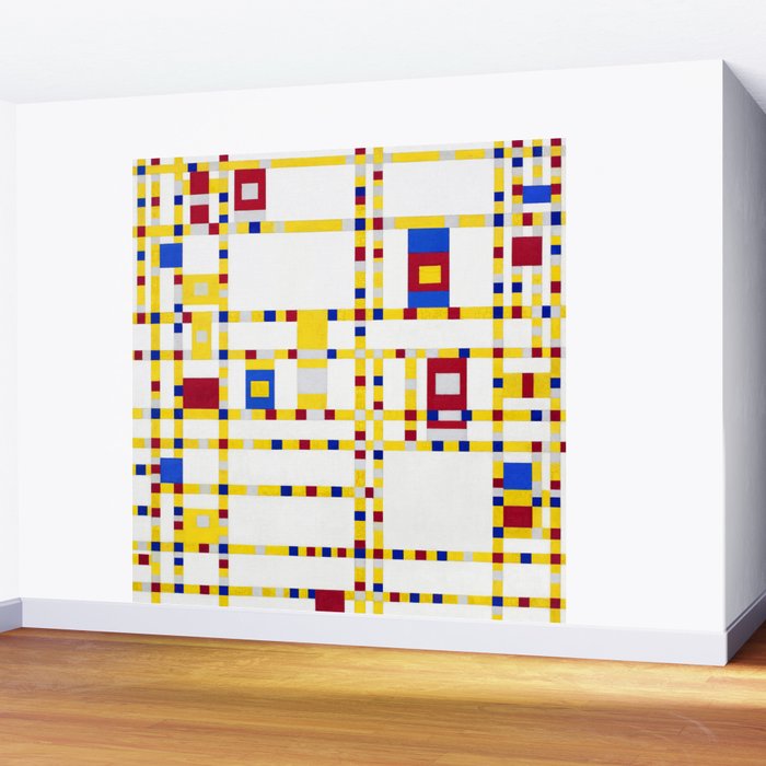 Piet Mondrian Broadway Boogie Woogie Wall Mural Gallery Image 2