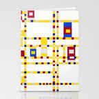Piet Mondrian Broadway Boogie Woogie Stationery Card Gallery Image 2