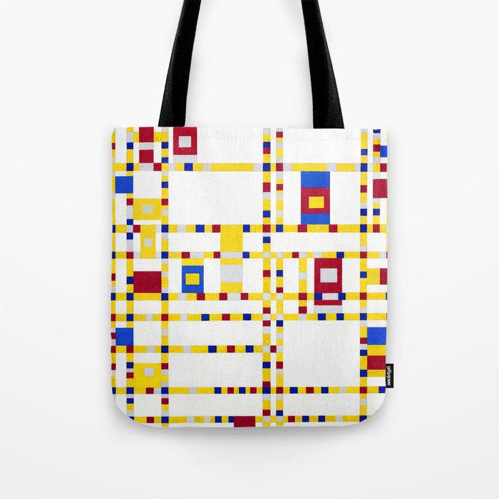 Piet Mondrian Broadway Boogie Woogie Tote Bag Gallery Image 1