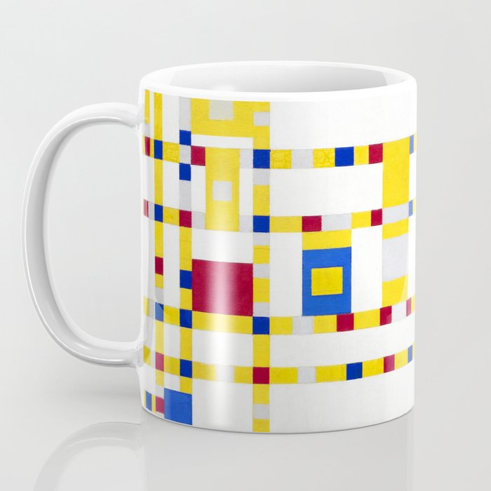 Piet Mondrian Broadway Boogie Woogie Coffee Mug Gallery Image 3