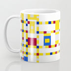 Piet Mondrian Broadway Boogie Woogie Coffee Mug Gallery Image 3