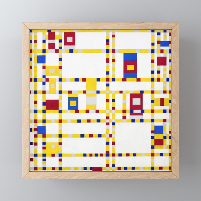 Piet Mondrian Broadway Boogie Woogie Mini Art Print