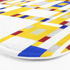 Piet Mondrian Broadway Boogie Woogie Bath Mat Gallery Image 3