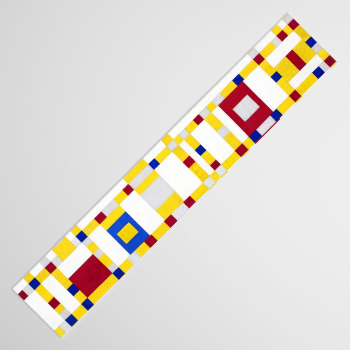 Piet Mondrian Broadway Boogie Woogie Table Runner Gallery Image 3