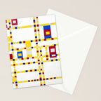 Piet Mondrian Broadway Boogie Woogie Stationery Card Gallery Image 2