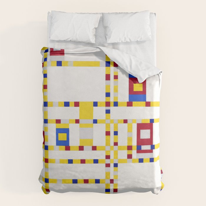 Piet Mondrian Broadway Boogie Woogie Duvet Cover Gallery Image 1