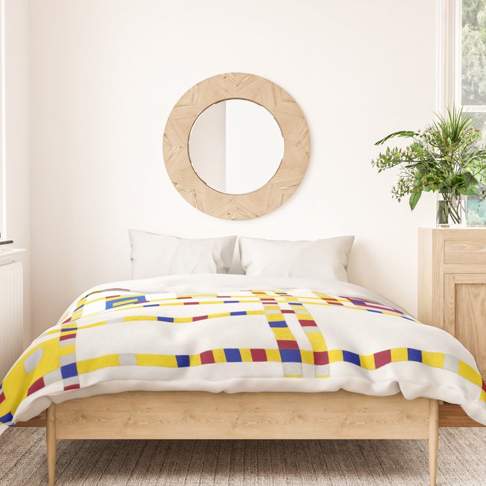 Piet Mondrian Broadway Boogie Woogie Duvet Cover Gallery Image 3