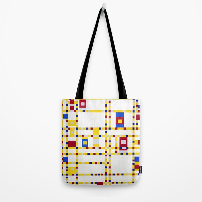 Piet Mondrian Broadway Boogie Woogie Tote Bag Gallery Image 2
