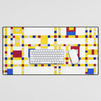 Piet Mondrian Broadway Boogie Woogie Desk Mat Gallery Image 1