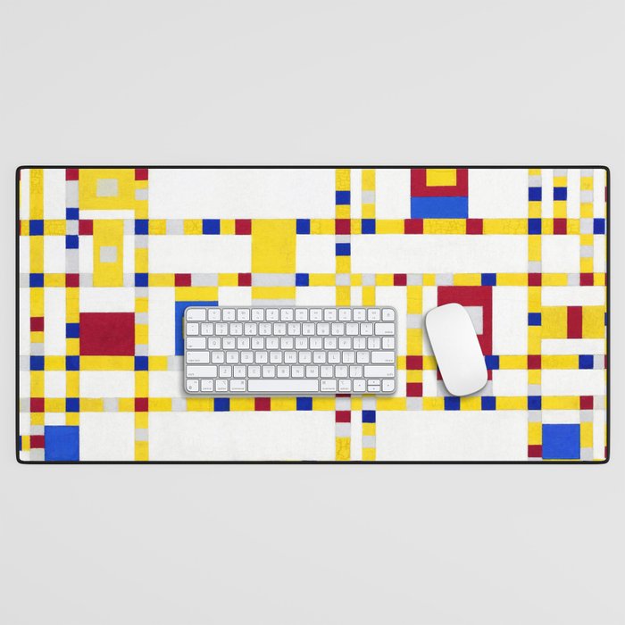Piet Mondrian Broadway Boogie Woogie Desk Mat Gallery Image 1