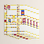 Piet Mondrian Broadway Boogie Woogie Wrapping Paper Gallery Image 3