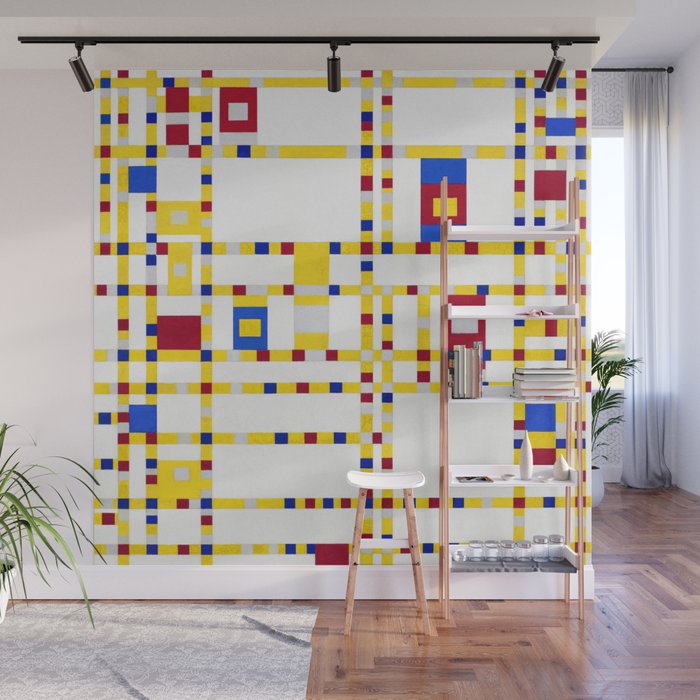 Piet Mondrian Broadway Boogie Woogie Wall Mural Gallery Image 1