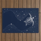 Starry Turtle Outdoor Rug Gallery Image 1