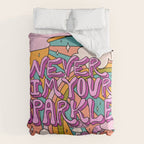 Never Dim Your Sparkle Comforter Gallery Image 6