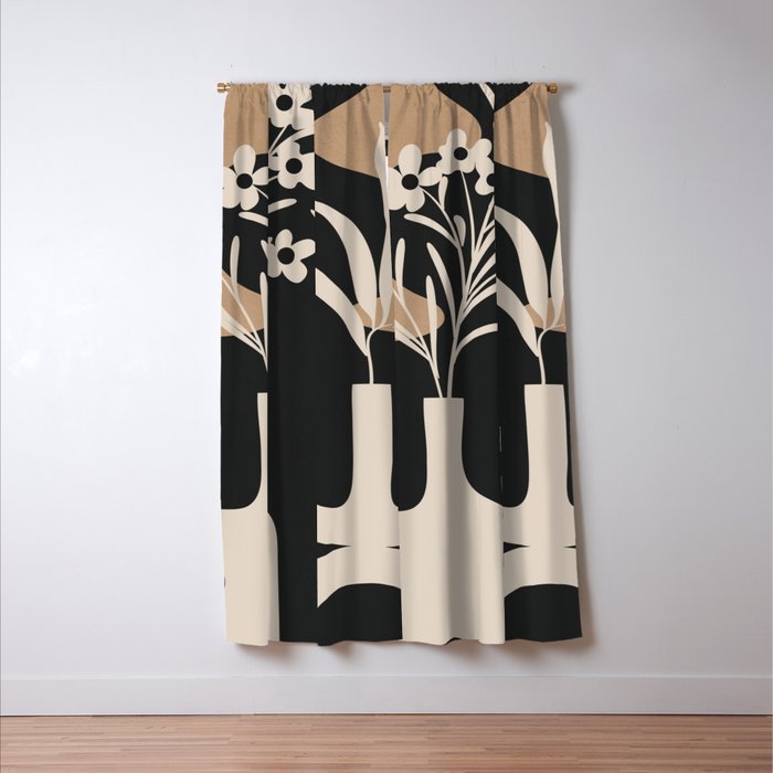 Abstract Blooms 6 Window Curtain Gallery Image 3