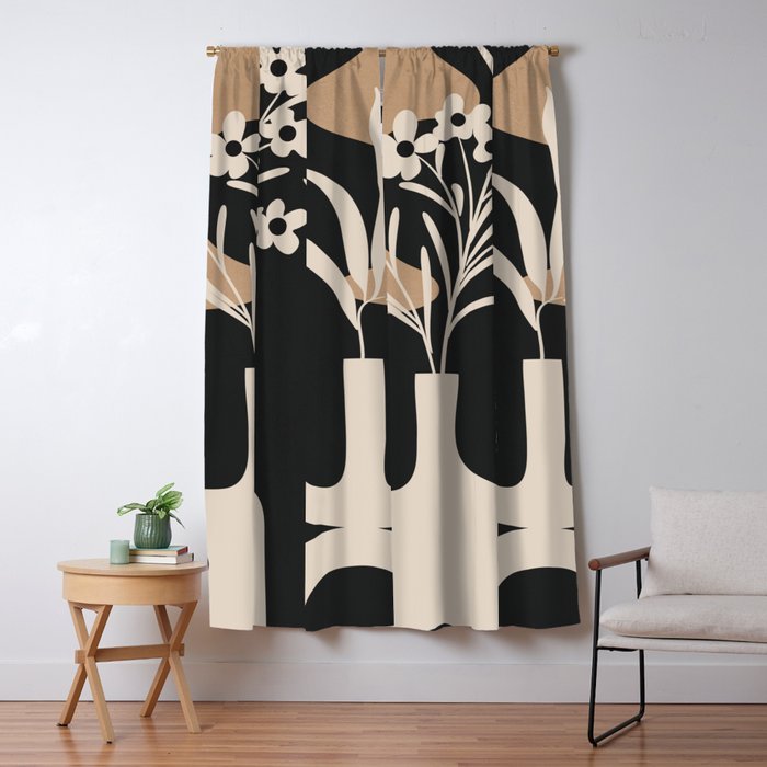 Abstract Blooms 6 Window Curtain Gallery Image 5