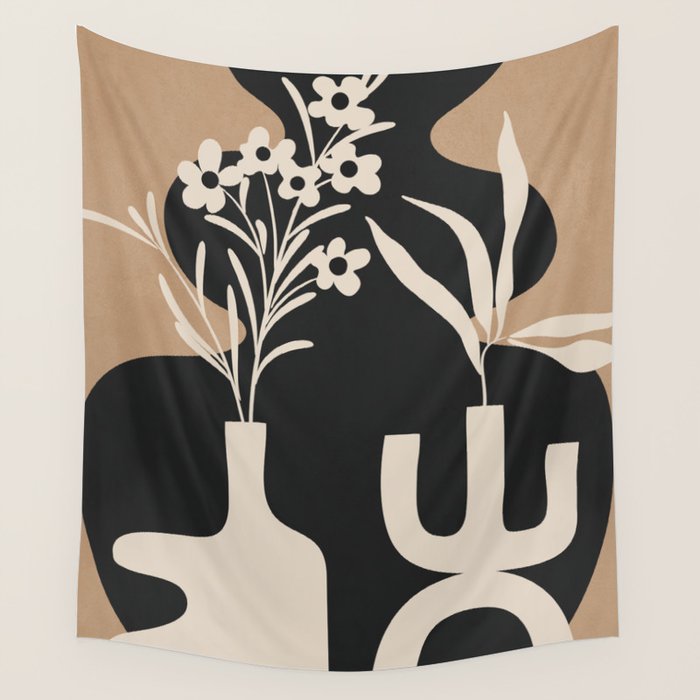 Abstract Blooms 6 Wall Tapestry Gallery Image 1