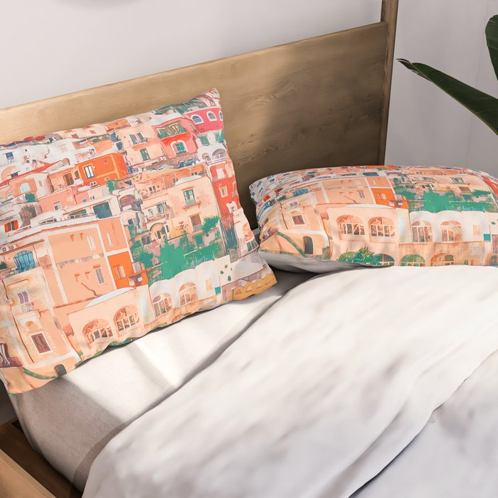 Positano, beauty of Italy Pillow Sham Gallery Image 2