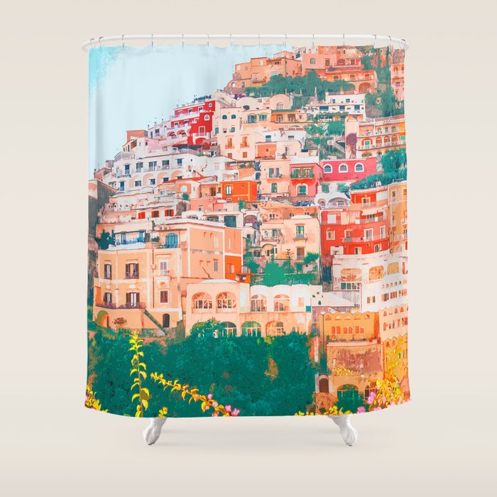Positano, beauty of Italy Shower Curtain Gallery Image 1
