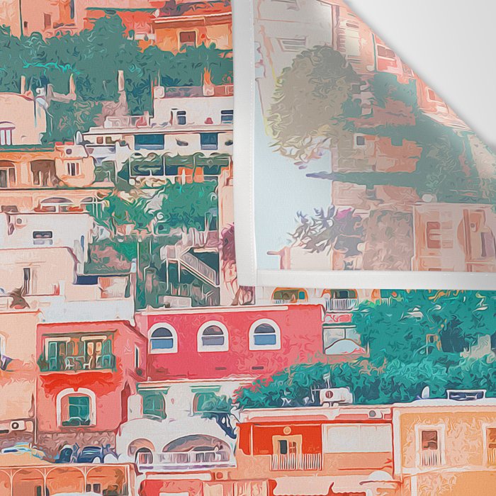 Positano, beauty of Italy Wall Tapestry Gallery Image 3