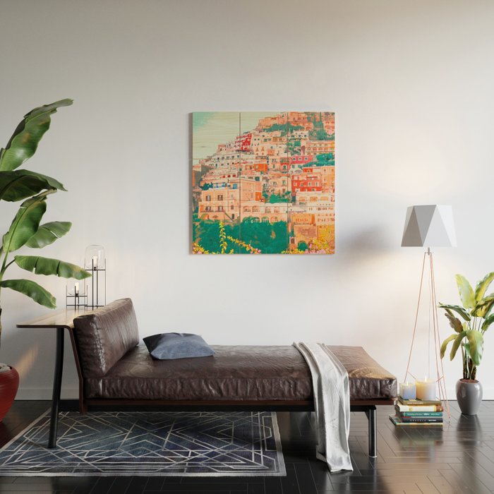 Positano, beauty of Italy Wood Wall Art Gallery Image 2