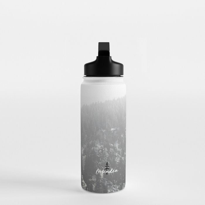 And So The Adventure Begins - Snowy Mountain Water Bottle Gallery Image 3