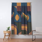 Modern geometric shapes 52 Window Curtain Gallery Image 5