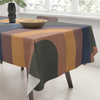 Modern geometric shapes 52 Tablecloth Gallery Image 3