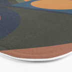 Modern geometric shapes 52 Bath Mat Gallery Image 3